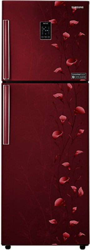 Samsung 318 L Frost Free Double Door 3 Star Refrigerator(Tender Lily Red, RT34K3983RZ/H) Samsung 318 L Frost Free Double Door 3 Star Refrigerator(Tender Lily Red, RT34K3983RZ/H)