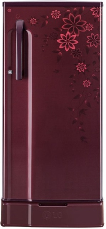 LG 188 L Direct Cool Single Door 1 Star Refrigerator with Base Drawer(Coral Ornate, GL-D191KCOQ) LG 188 L Direct Cool Single Door 1 Star Refrigerator with Base Drawer(Coral Ornate, GL-D191KCOQ)