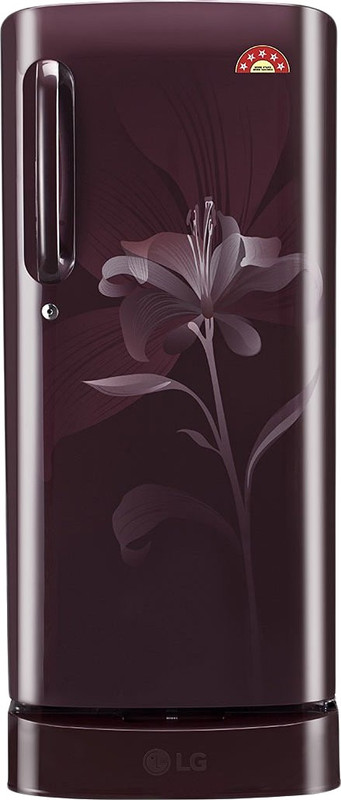 LG 215 L Direct Cool Single Door 5 Star Refrigerator(Scarlet Lily, GL-B221ASLI) LG 215 L Direct Cool Single Door 5 Star Refrigerator(Scarlet Lily, GL-B221ASLI)
