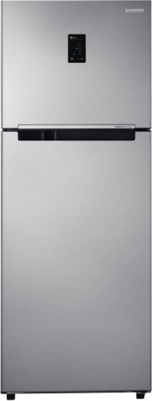 Samsung 415 L Frost Free Double Door 4 Star Refrigerator(Real Stainless, RT42HDAGESL)