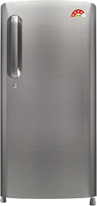 LG 190 L Direct Cool Single Door 2 Star Refrigerator(Shiny Steel, GL-B201APZL) LG 190 L Direct Cool Single Door 2 Star Refrigerator(Shiny Steel, GL-B201APZL)