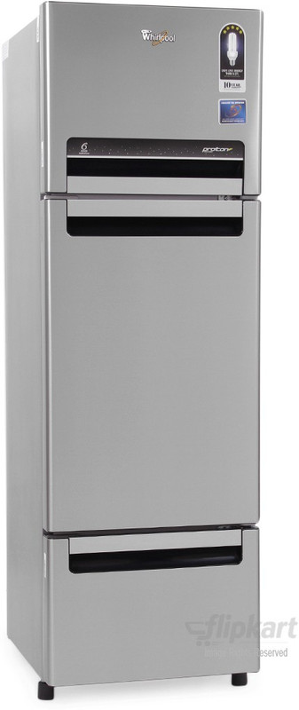 Whirlpool 300 L Frost Free Triple Door Refrigerator(Alpha Steel (N), FP 313D PROTTON ROY) Whirlpool 300 L Frost Free Triple Door Refrigerator(Alpha Steel (N), FP 313D PROTTON ROY)