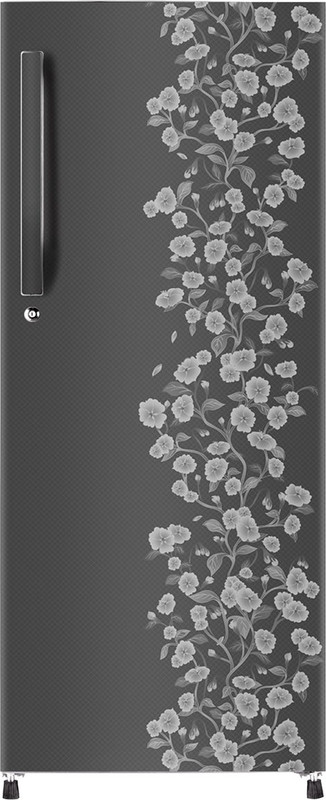 Haier 195 L Direct Cool Single Door 5 Star Refrigerator(Grey Floral, HRD-2157CGD-R) Haier 195 L Direct Cool Single Door 5 Star Refrigerator(Grey Floral, HRD-2157CGD-R)