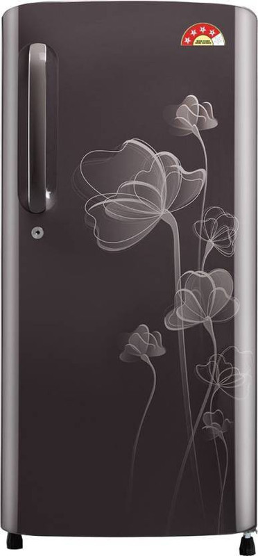 LG 190 L Direct Cool Single Door 2 Star Refrigerator(Graphite Heart, GL-B201AGHL) LG 190 L Direct Cool Single Door 2 Star Refrigerator(Graphite Heart, GL-B201AGHL)