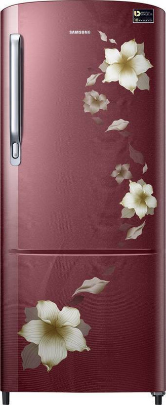 Samsung 192 L Direct Cool Single Door 3 Star Refrigerator(Star Flower Red, RR20M272ZR2/NL,RR20M172ZR2/HL) Samsung 192 L Direct Cool Single Door 3 Star Refrigerator(Star Flower Red, RR20M272ZR2/NL,RR20M172ZR2/HL)