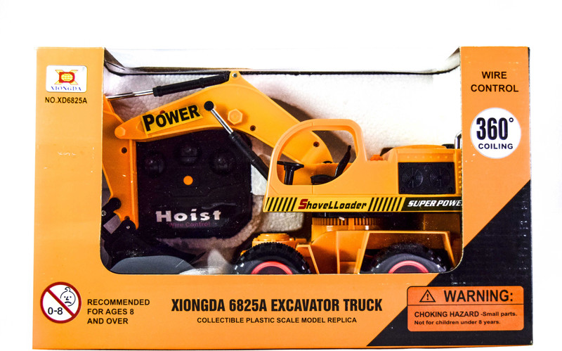 10thplanetsales Remote Control Jcb Construction Shovel Loader Excavator Truck Toy(Yellow)