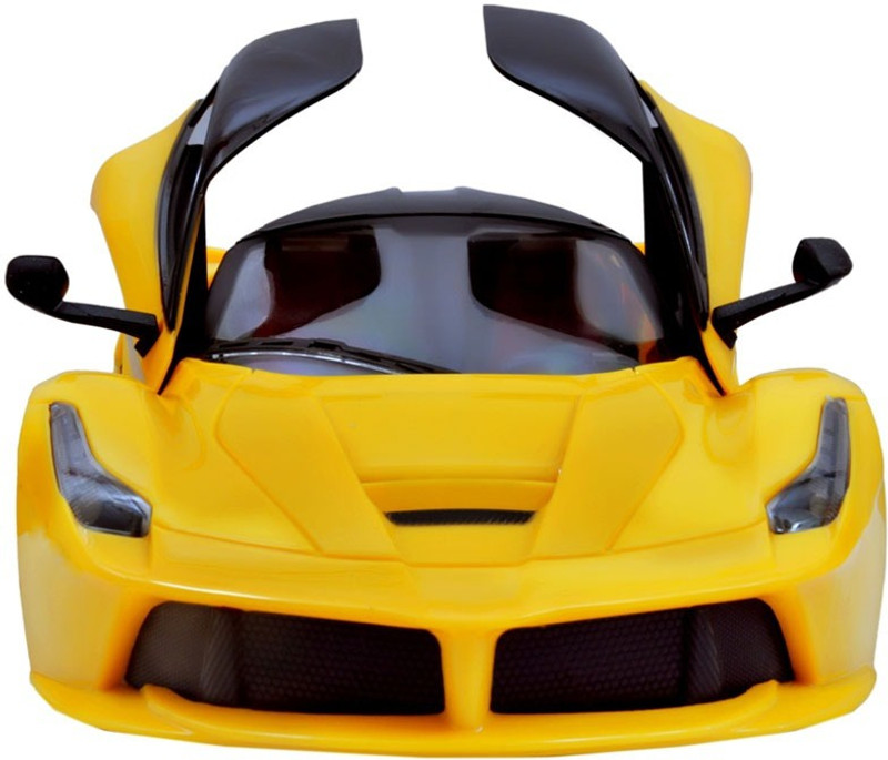 Fantasy India RC Rechargeable Toy Car With Opening Doors(Yellow)