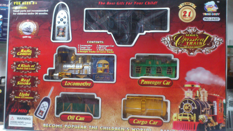 Isquare Enterprises Smoke train set(Multicolor)