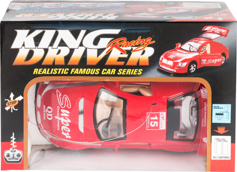 Walk Over Totally Toys King Driver Remote Control Racing Car(Red)