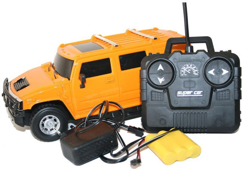 model car rechargeable hummer remote car suv(Yellow)