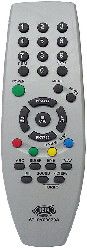 FOX  CRT TV LG Remote Controller(Gray)