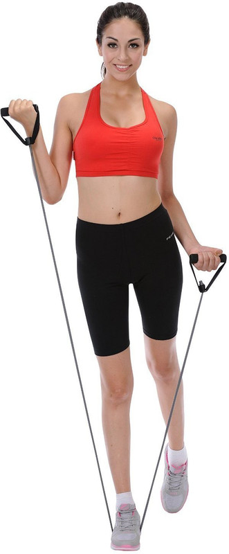 Mor Sporting Soft Solo Latex Exerciser Resistance Tube(Grey) Mor Sporting Soft Solo Latex Exerciser Resistance Tube(Grey)