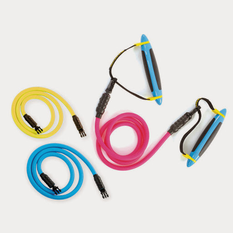 REEBOK Pro S Set of 3 Resistance Tube(CYAN) REEBOK Pro S Set of 3 Resistance Tube(CYAN)