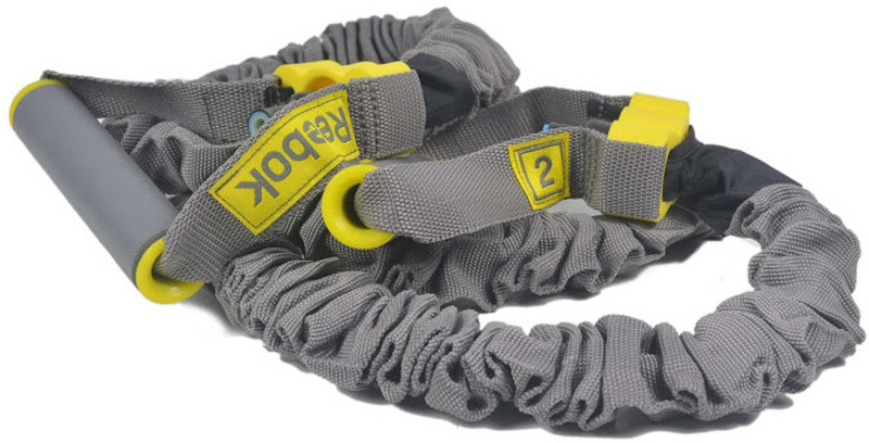 REEBOK Studio Power Level - 2 Resistance Tube(Grey, Yellow) REEBOK Studio Power Level - 2 Resistance Tube(Grey, Yellow)