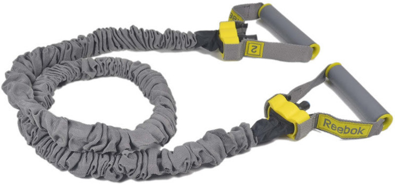 REEBOK Studio Power Tube Level - 2 Resistance Tube(Grey, Yellow) REEBOK Studio Power Tube Level - 2 Resistance Tube(Grey, Yellow)
