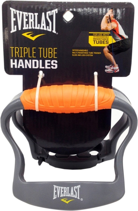 Everlast Triple Tube Handle without Resistance Tube(Grey, Orange) Everlast Triple Tube Handle without Resistance Tube(Grey, Orange)