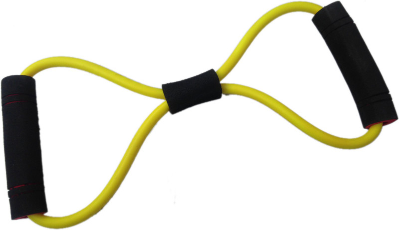 Sahni Sports Figure 8 Band Light Resistance Tube(Yellow, Black) Sahni Sports Figure 8 Band Light Resistance Tube(Yellow, Black)