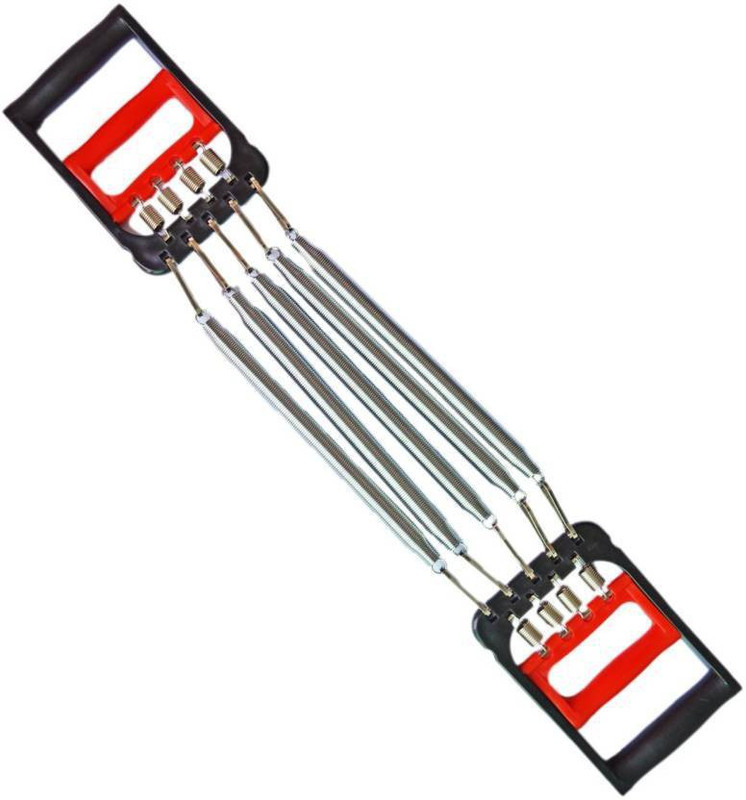 Monika Sports chest expande with hand grip resistance Resistance Tube(black / silver) Monika Sports chest expande with hand grip resistance Resistance Tube(black / silver)