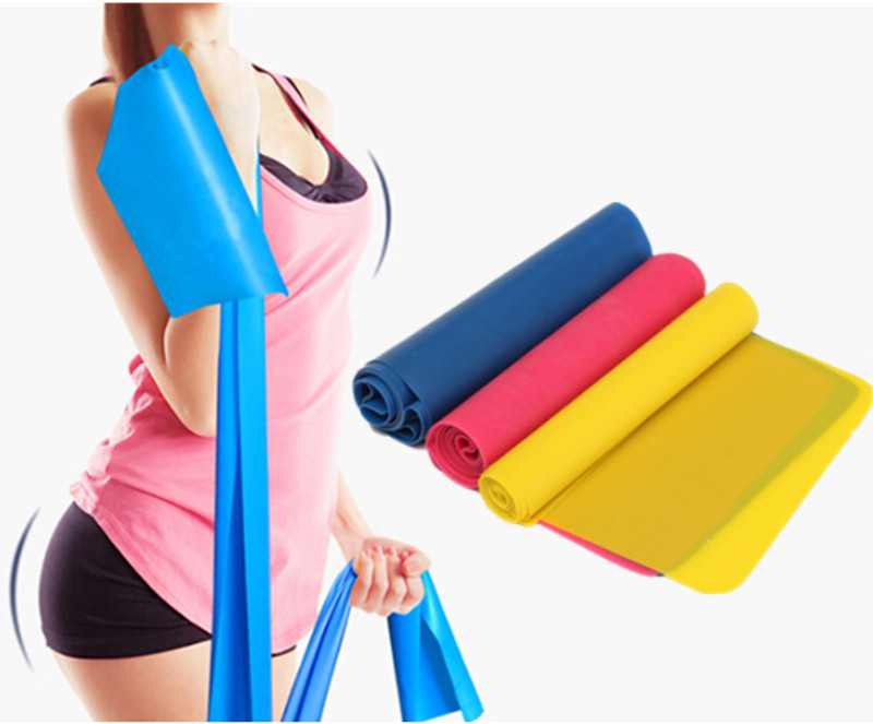 B FIT USA Strech Band set of 3 Fitness Band(Multicolor)