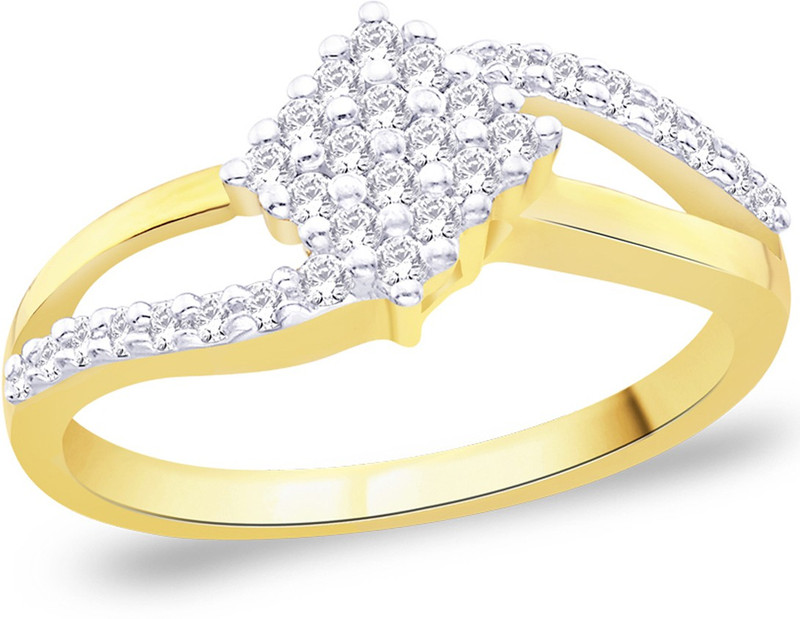 Peora Sterling Silver Gold Plated Ring