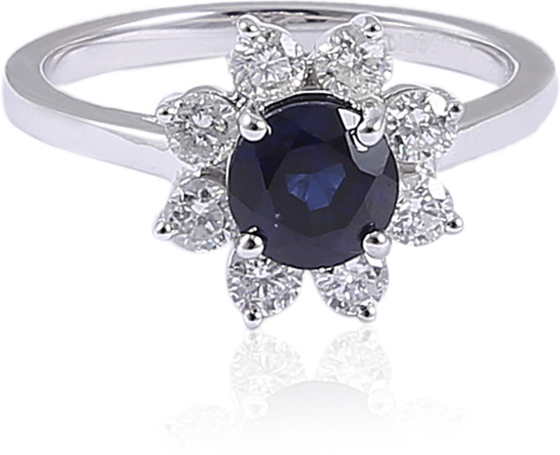 Jisha Romance Collection 18kt Diamond, Sapphire Yellow Gold ring