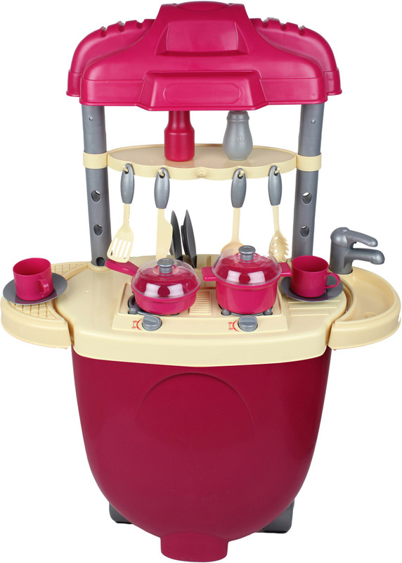 Saffire Cooking Kitchen Set With Wheel Carry Case