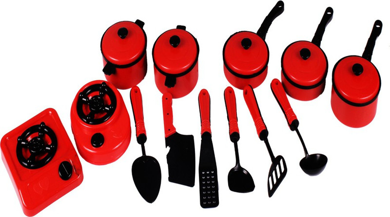 Kanchan Toys Kitchen set Red