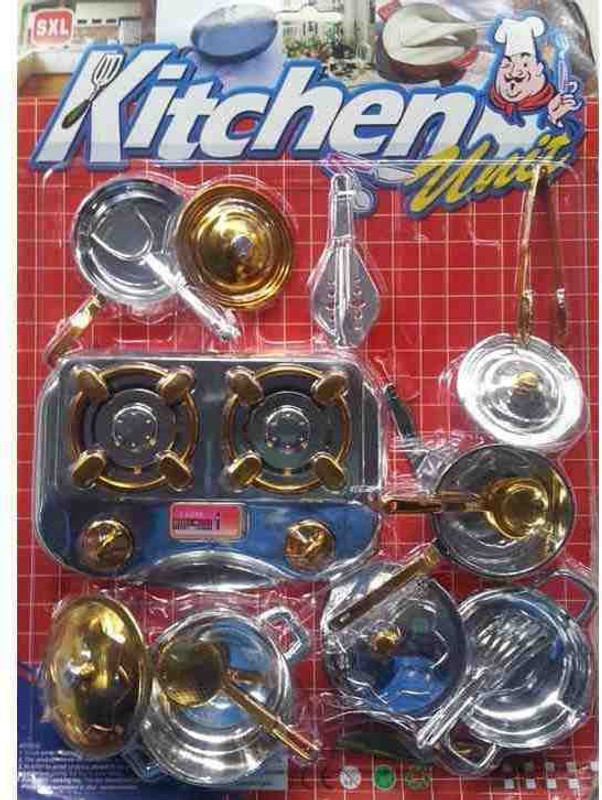 New Pinch Multicolor Plastic Kitchen Unit Play Set