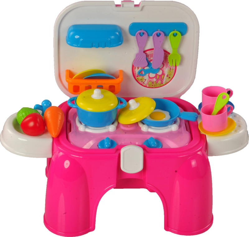 Magic Pitara Kitchen Play Set with Stool