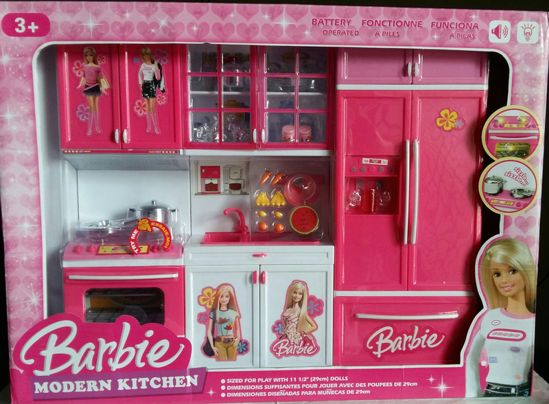 Amayra Toy Battery opertaed Barbie Kitchen Set From Amayra Store