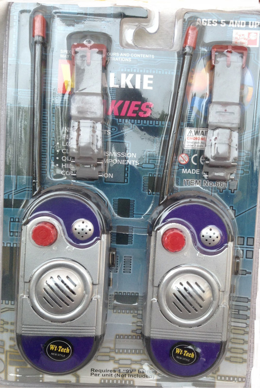 New Pinch Battery Operated Walkie Talkie Set for Kids