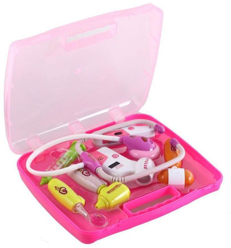 AM Enterprises Pink Plastic Doctor Set