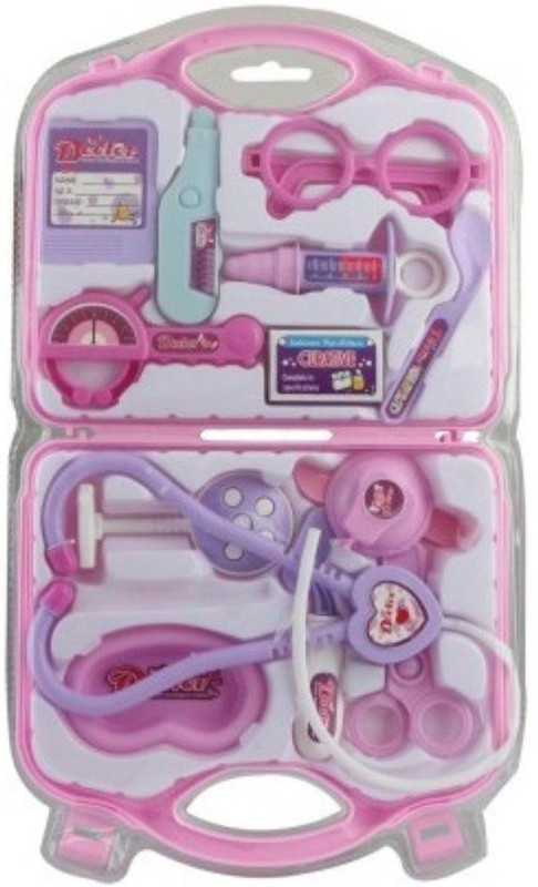 Speoma Doctor Set 14 Pcs( Pink) Kit For Kids