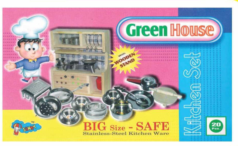 Sunny Green House Kitchen Set