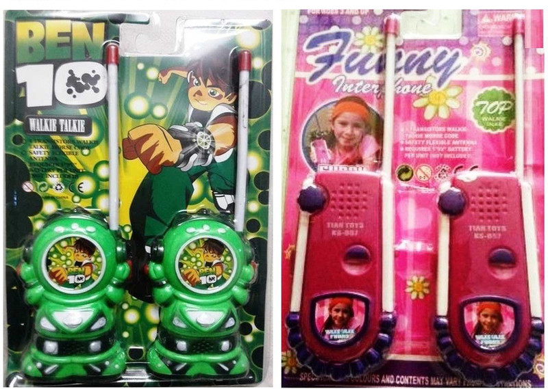 New Pinch Combo Of Ben-10 Walkie Talkie Pink & Green