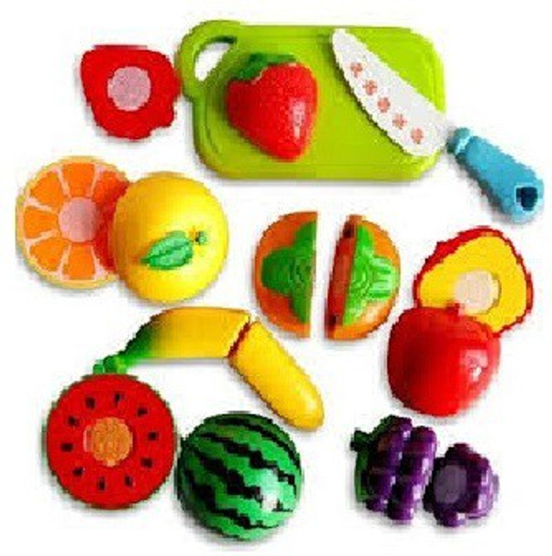 RR Enterprizes Fruit Chopping Pretend Play Kit for Kids
