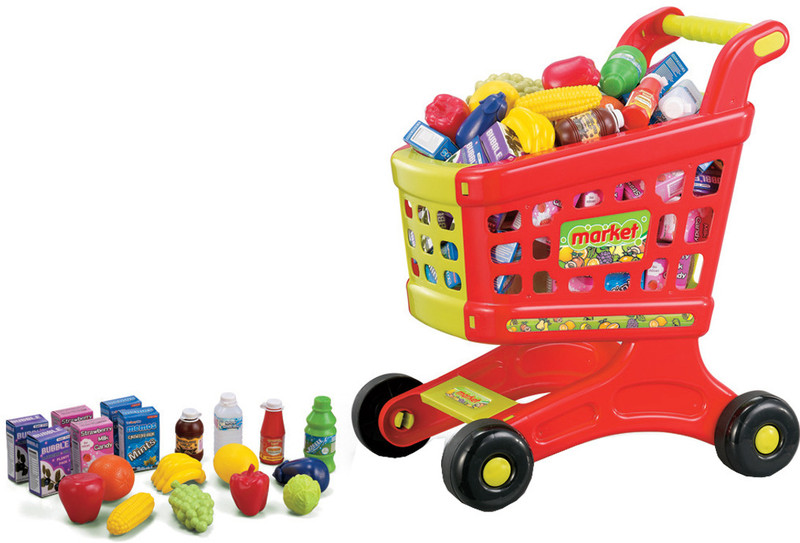 Toy House Market Trolley Set