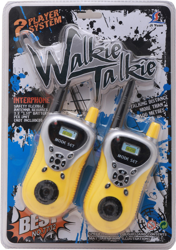 Baby Tintin 2 Identical in yellow color Walkie Talkie(interphone) antenna