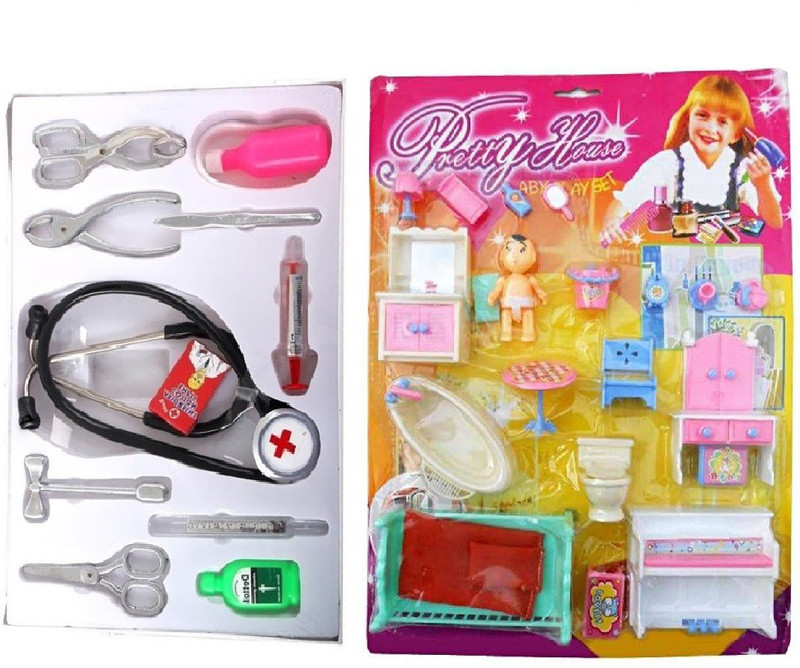 New Pinch Docter play set with Pretty Furniture Kit