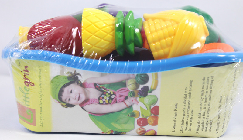 Little Grin Food Heaven Vegetable Fruit Chopping Kit For Kids Toy Gift Knife