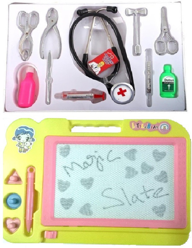 New Pinch Doctor play set with magic slate ( multi color )