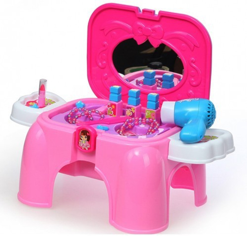 Happy Kidz STOOL AND BEAUTY PLAY SET