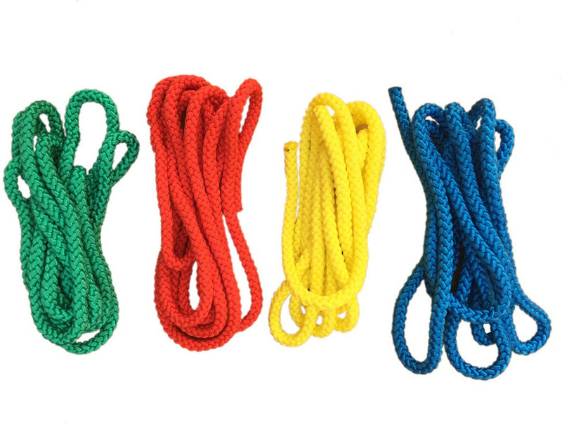 Sahni Sports Gymnastic Rope Red, Yellow, Blue, Green(Length: 3000 m, Diameter: 10 mm)