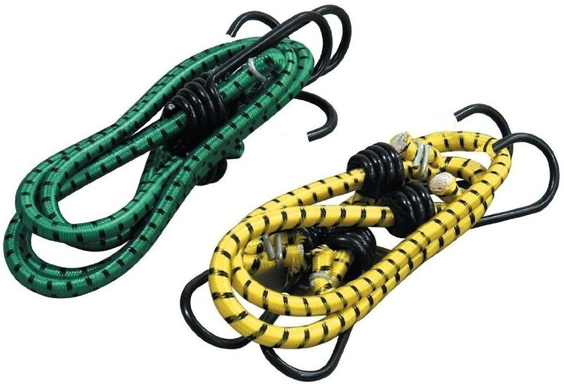 Infinxt Elastic Bungee / Shock Cord Cables, Luggage Tying Rope Multicolor(Length: 2.5 m, Diameter: 10 mm)