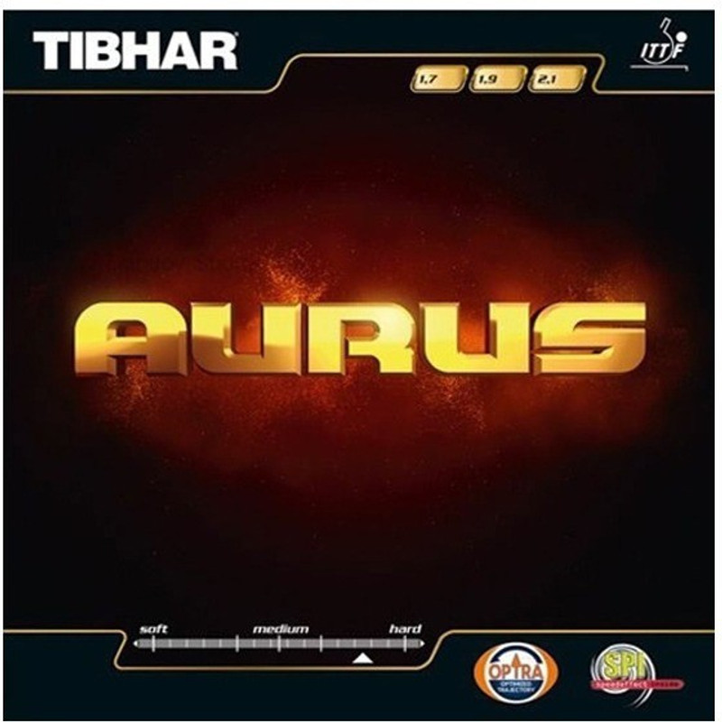 Tibhar Aurus 11.3 mm Table Tennis Rubber(Red)
