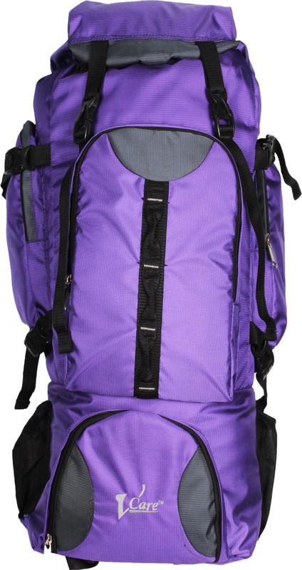 Vcare Hiking Camping and Trekking Rucksack - 60 L(Purple)