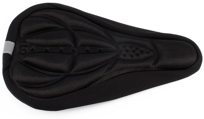 Psylane Bicycle Silicone Gel Soft Seat Cover Saddle(Black)