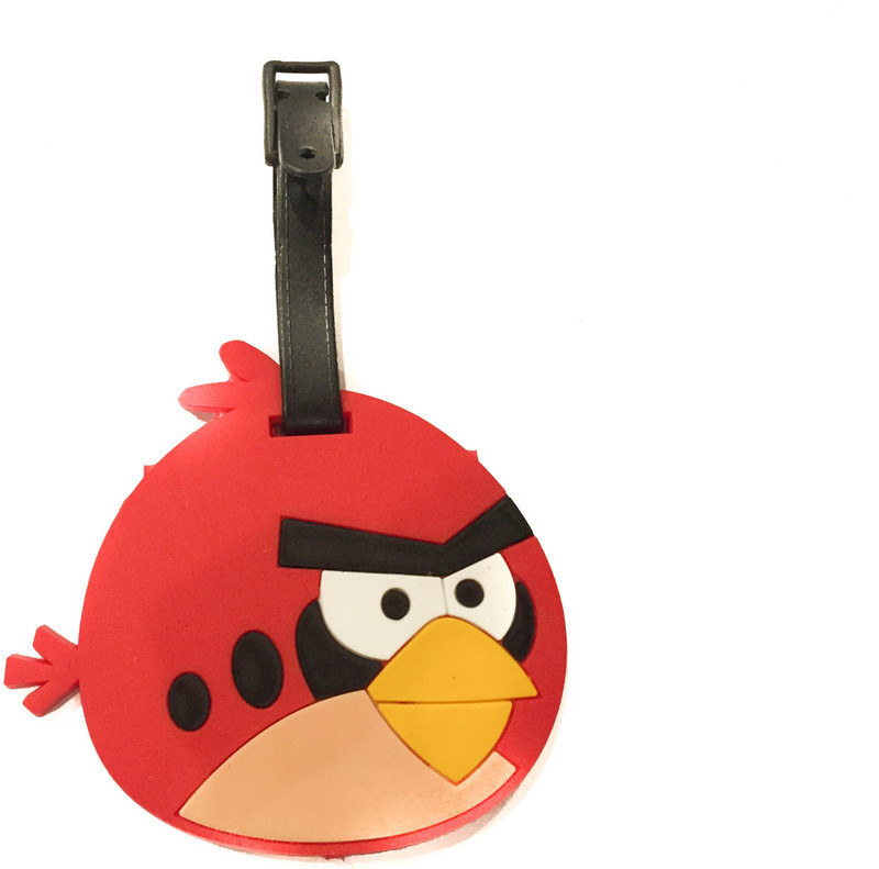Funcart Angry Bird Luggage Tag(Red)