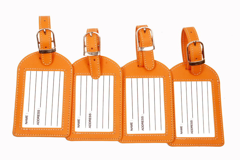 Sukeshcraft World Currency Luggage Tag(Orange)