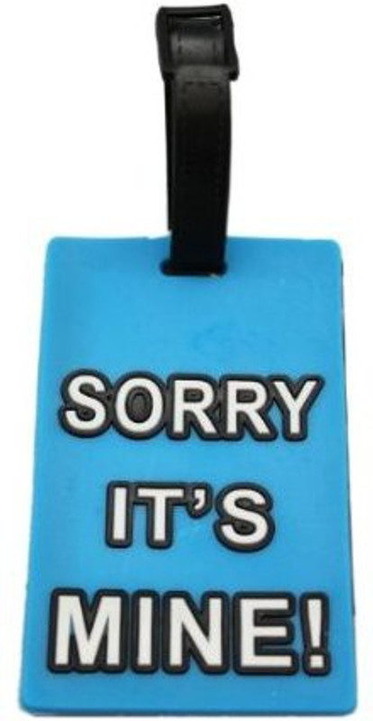 Funcart Sorry Its Mine Sky Luggage Tag(Blue)